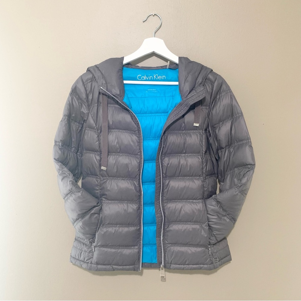 Calvin Klein lightweight packable puffer jacket